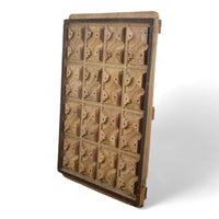 Vintage Rustic Architectural Wooden Carved Mould Board Wall Art