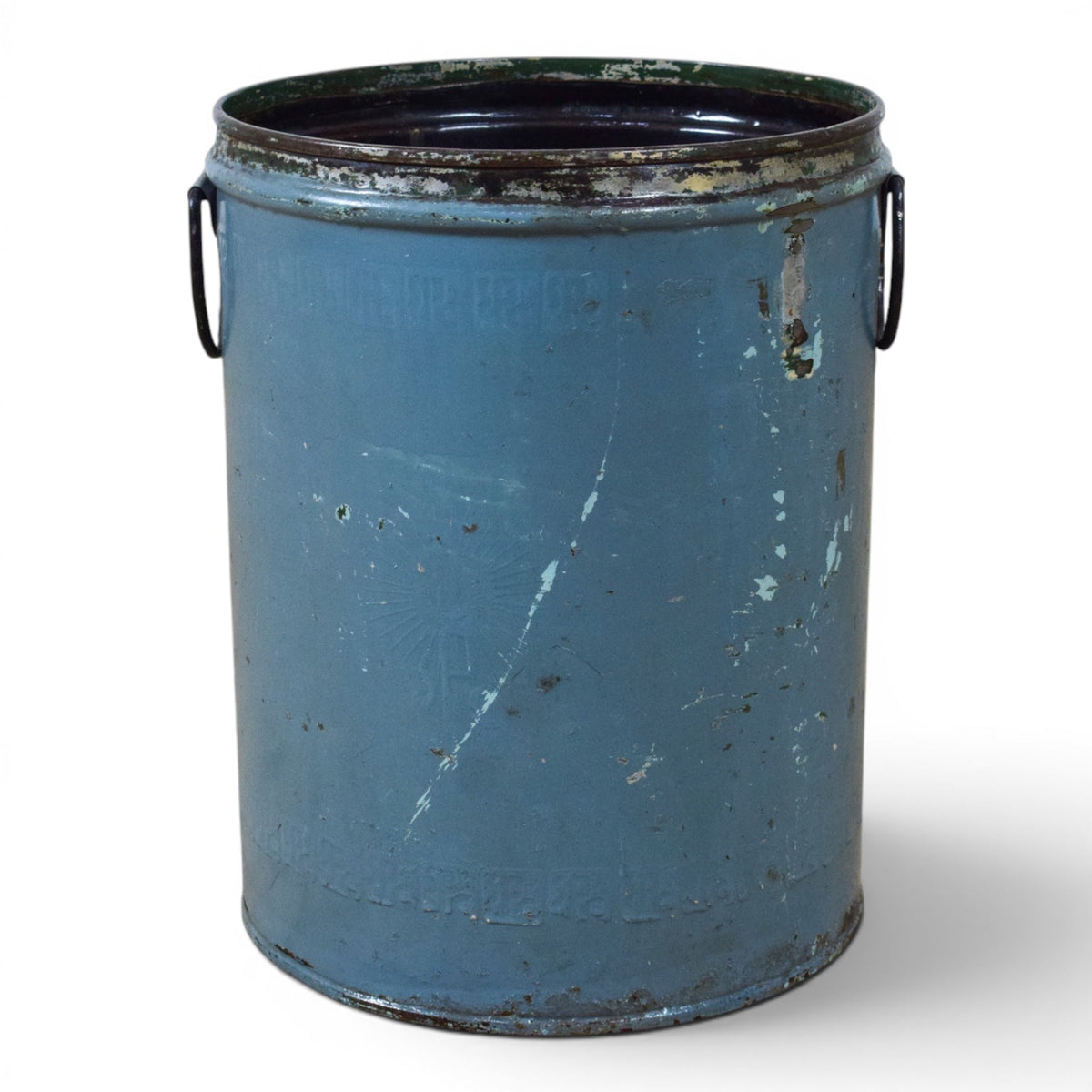 Vintage Rustic Metal Planter