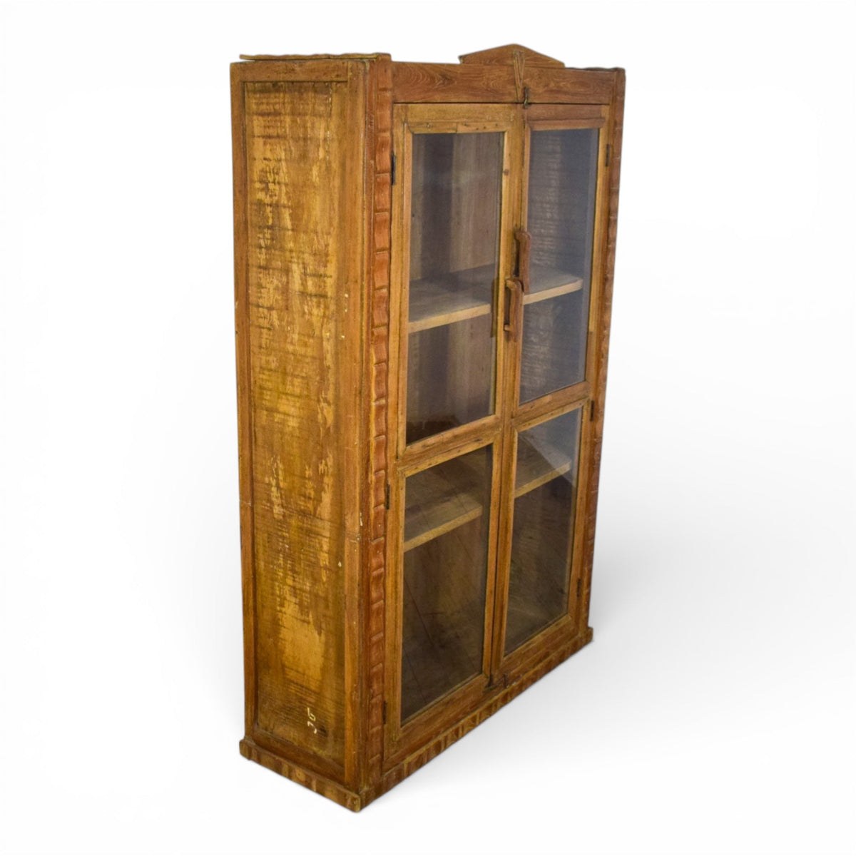 Vintage Wooden Rustic Cupboard Cabinet