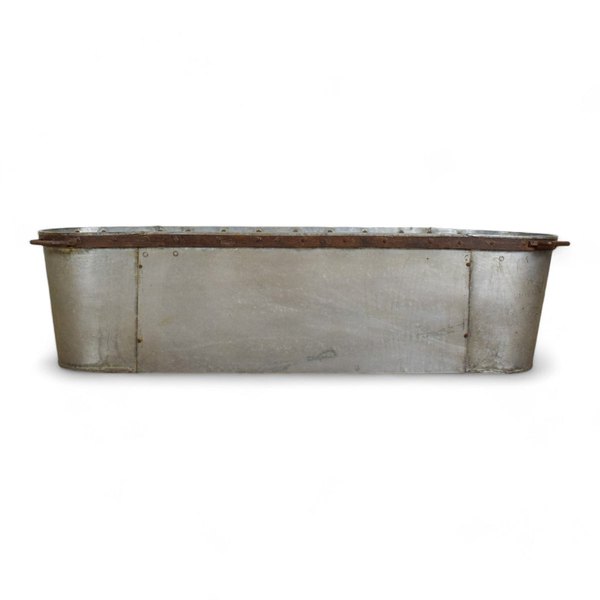 MILLWARDS® Handmade Vintage Style Large Galvanised Metal Bath Trough Planter