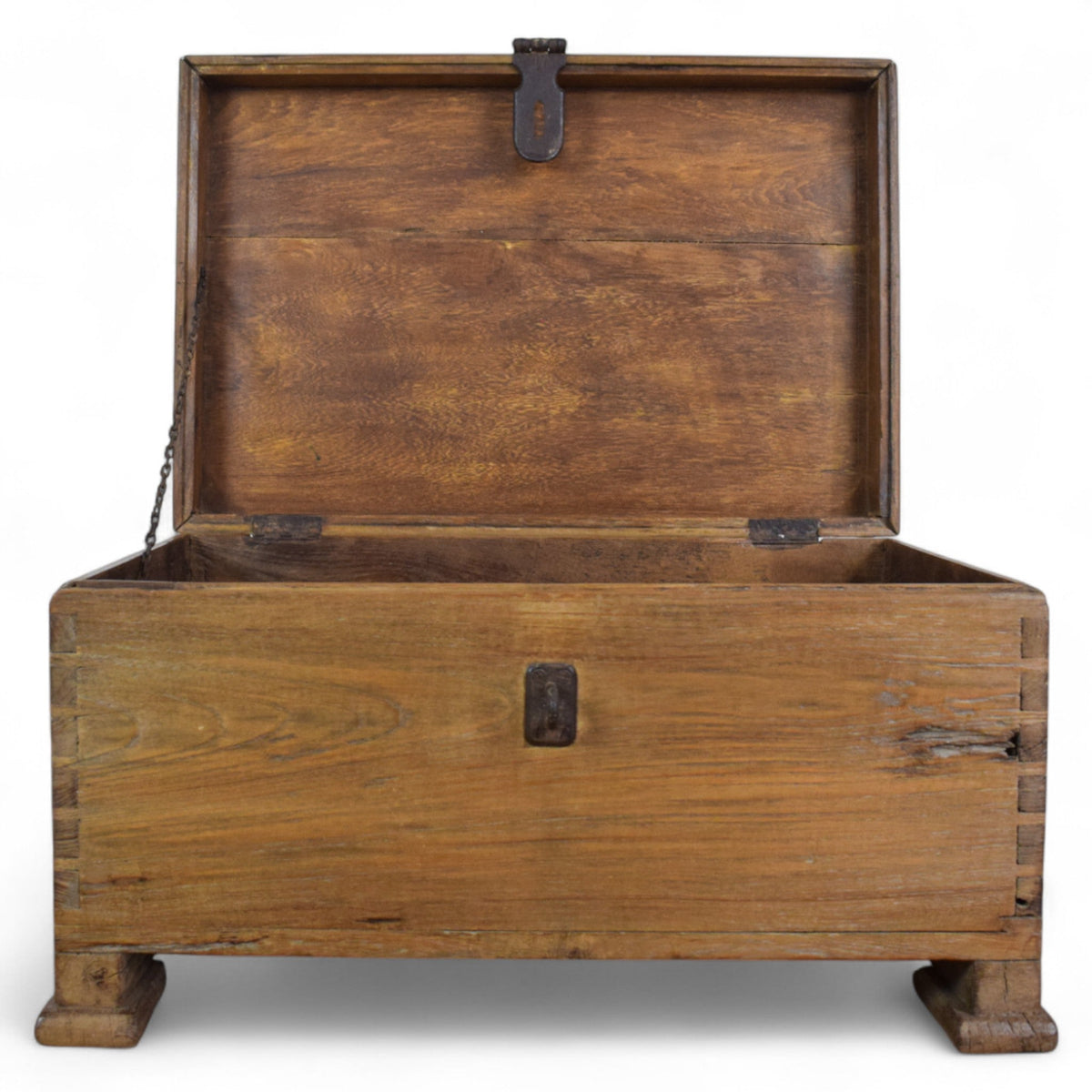 Vintage Rustic Wooden Chest Box