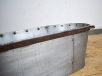 MILLWARDS® Handmade Vintage Style Large Galvanised Metal Bath Trough Planter