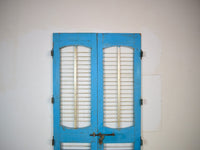Pair of Antique Vintage Indian Doors Shutters