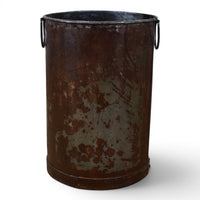 Vintage Rustic Metal Planter