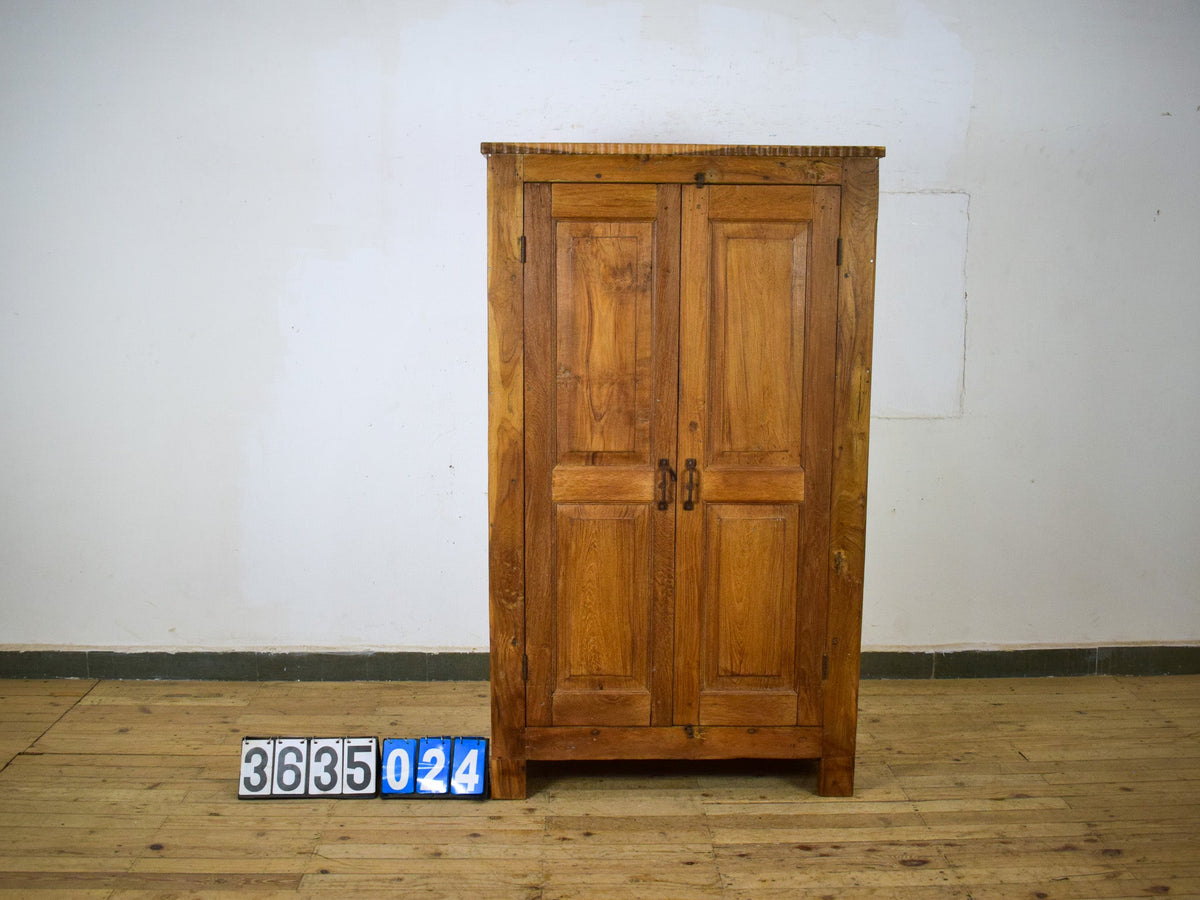 Vintage Wooden Rustic Fitted Interior Cupboard Cabinet