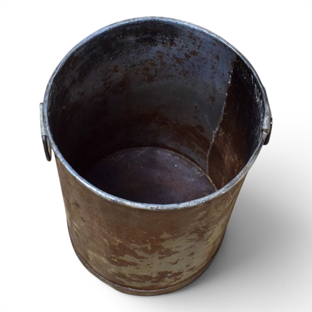 Vintage Rustic Metal Planter