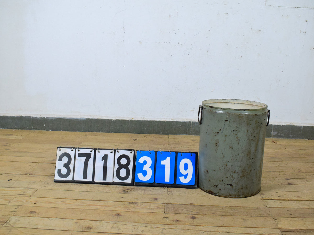 Vintage Rustic Metal Planter