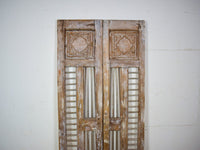 Pair of Antique Vintage Indian Doors Shutters