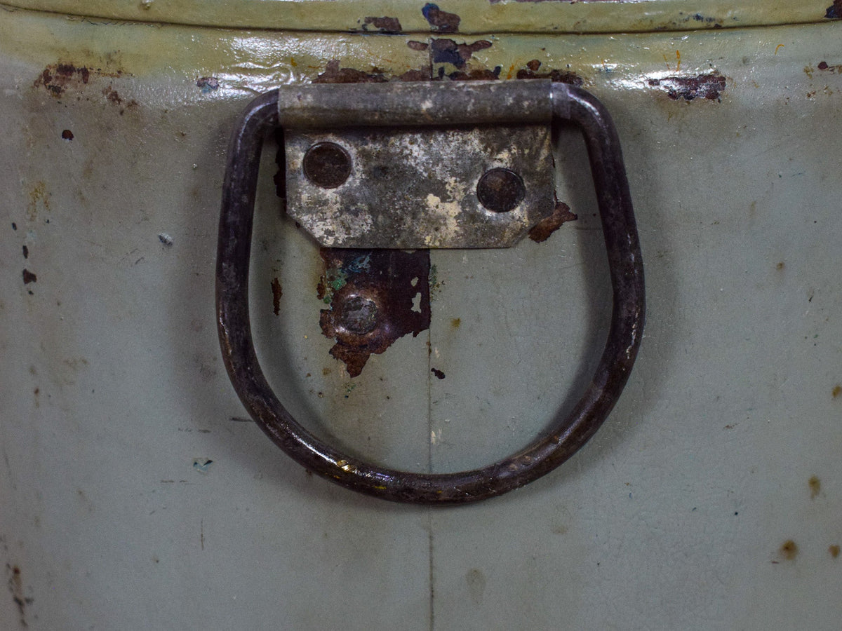 Vintage Rustic Metal Planter