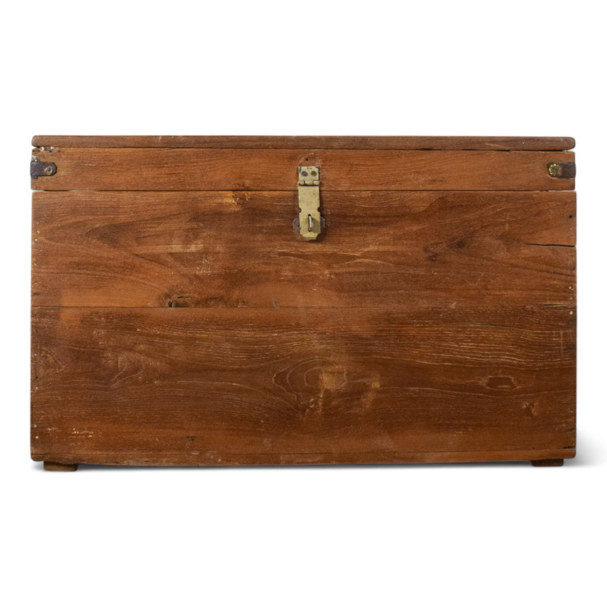 Vintage Rustic Wooden Chest Box Coffee Table