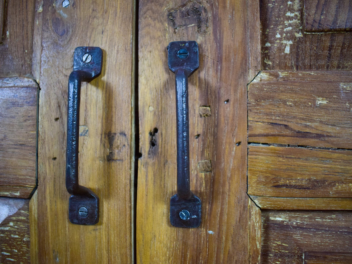 Vintage Wooden Rustic Fitted Interior Cupboard Cabinet