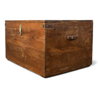 Vintage Rustic Wooden Chest Box Coffee Table