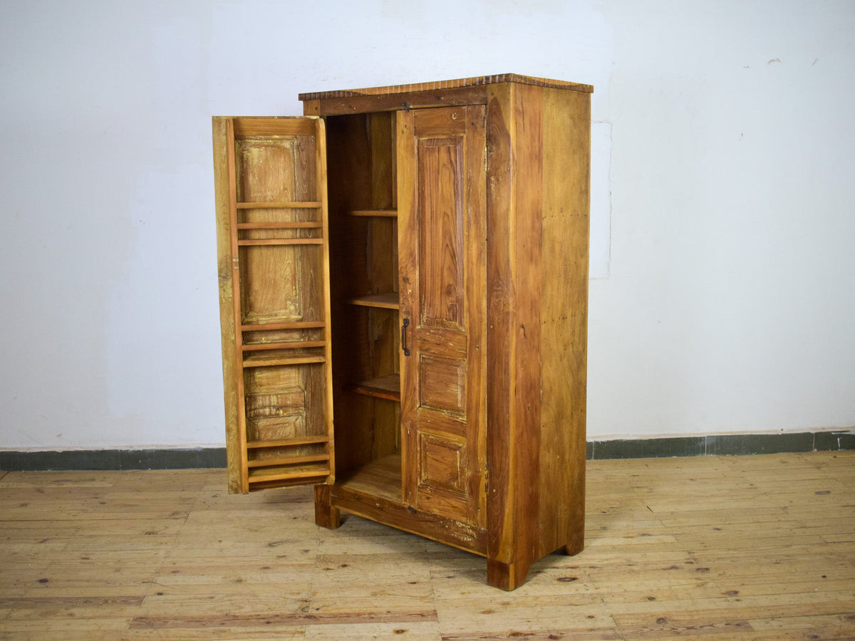 Vintage Wooden Rustic Fitted Interior Cupboard Cabinet