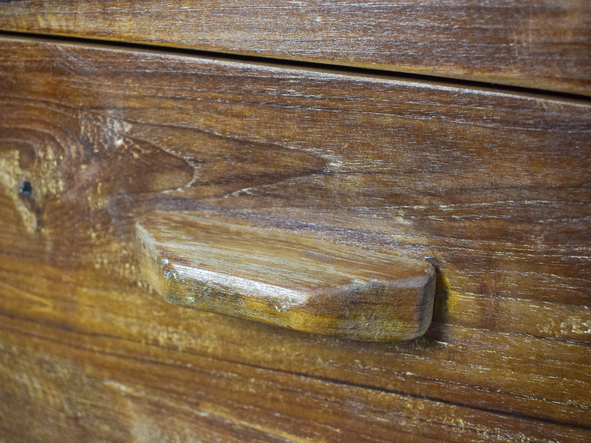 Vintage Rustic Wooden Chest Box Coffee Table