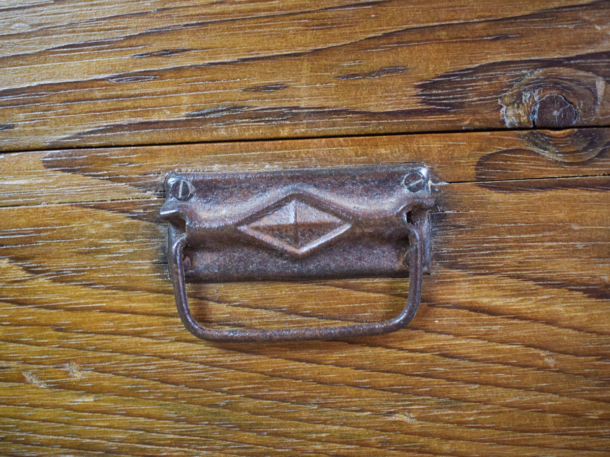Vintage Wooden Chest Box Trunk
