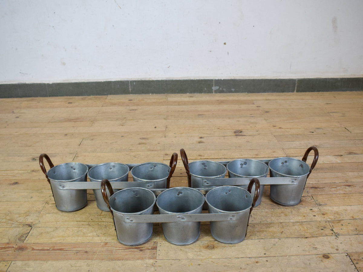 MILLWARDS® Galvanised Triple Planter - SMALL