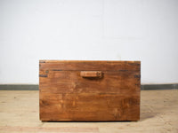 Vintage Rustic Wooden Chest Box Coffee Table