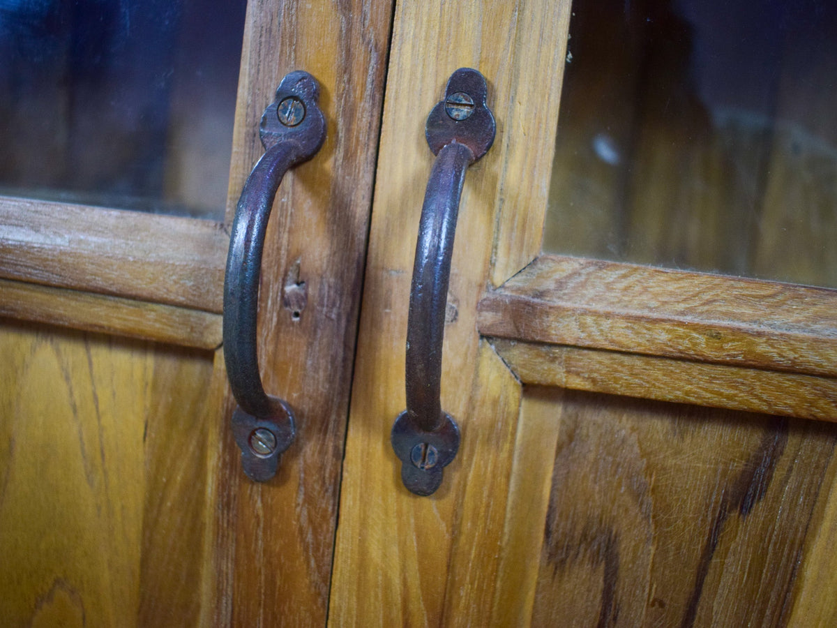 Vintage Rustic Wooden Cupboard Cabinet