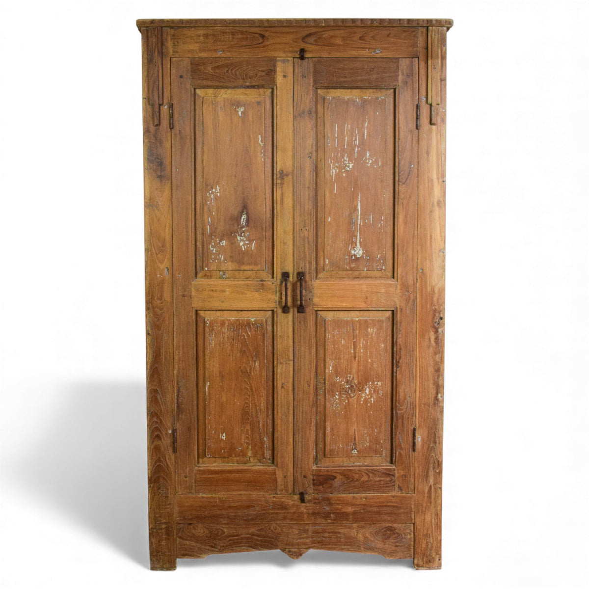 Vintage Rustic Hard Wood Fitted Interior Cupboard Cabinet Storage