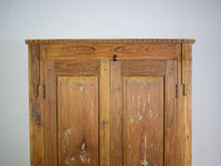 Vintage Rustic Hard Wood Fitted Interior Cupboard Cabinet Storage