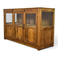 Vintage Rustic Wooden Cupboard Cabinet
