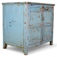 Vintage Painted Kitchen Island Cupboard Cabinet