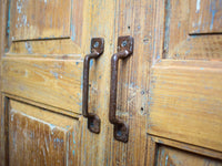 Vintage Rustic Hard Wood Fitted Interior Cupboard Cabinet Storage