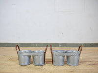 MILLWARDS® Galvanised Double Planter - SMALL