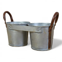 MILLWARDS® Galvanised Double Planter - SMALL