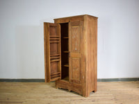 Vintage Rustic Hard Wood Fitted Interior Cupboard Cabinet Storage