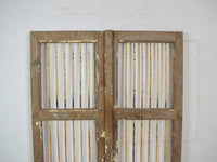 Pair of Antique Vintage Indian Doors Shutters
