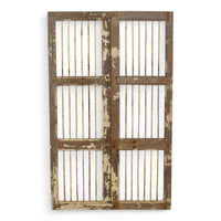 Pair of Antique Vintage Indian Doors Shutters