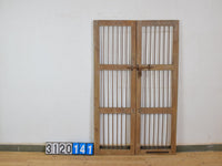 Pair of Antique Vintage Indian Doors Shutters