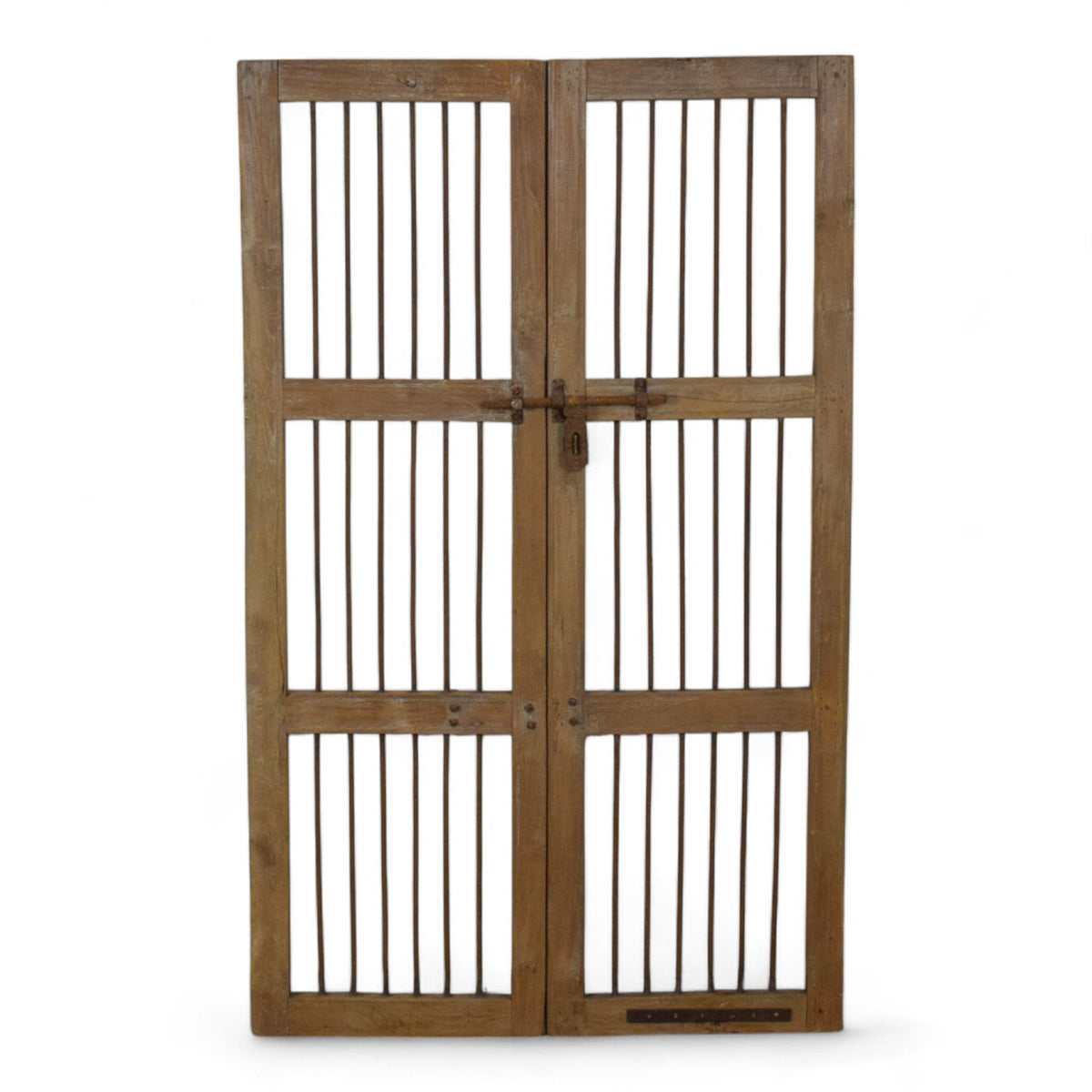 Pair of Antique Vintage Indian Doors Shutters