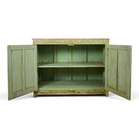 Vintage Painted Kitchen Island Cupboard Cabinet