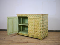 Vintage Painted Kitchen Island Cupboard Cabinet