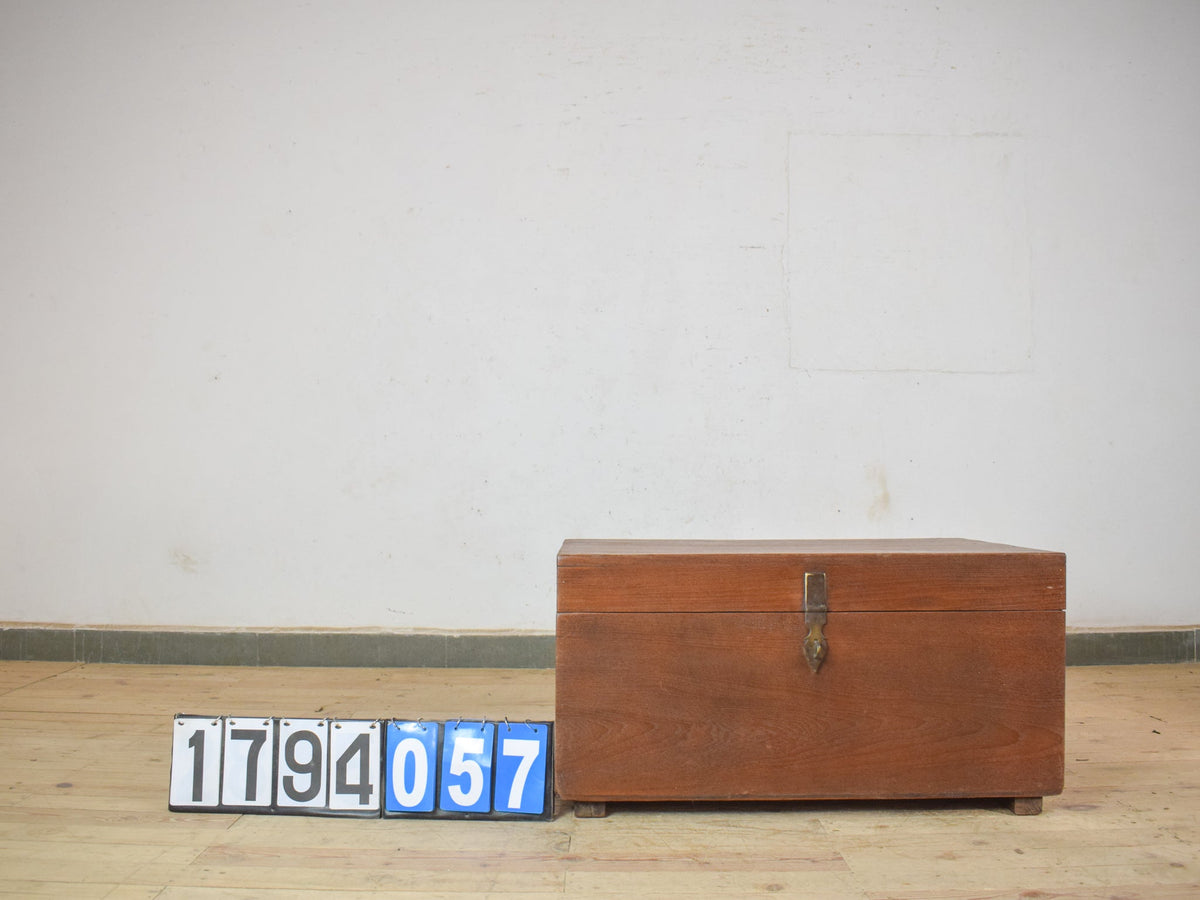 Vintage Rustic Wooden Chest Box Coffee Table