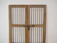 Pair of Antique Vintage Indian Doors Shutters
