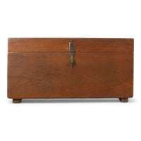 Vintage Rustic Wooden Chest Box Coffee Table