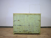 Vintage Painted Kitchen Island Cupboard Cabinet