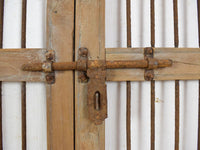 Pair of Antique Vintage Indian Doors Shutters