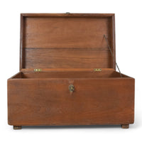 Vintage Rustic Wooden Chest Box Coffee Table