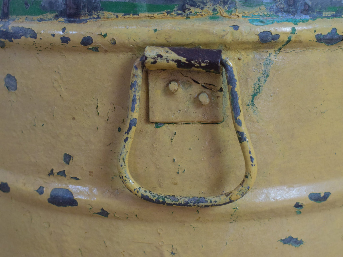 Vintage Rustic Metal Planter