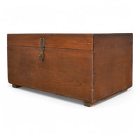 Vintage Rustic Wooden Chest Box Coffee Table