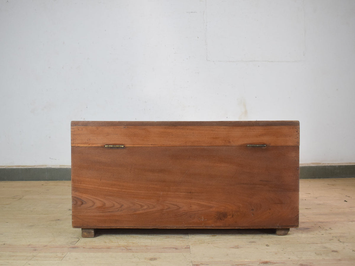 Vintage Rustic Wooden Chest Box Coffee Table