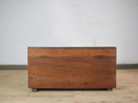 Vintage Rustic Wooden Chest Box Coffee Table