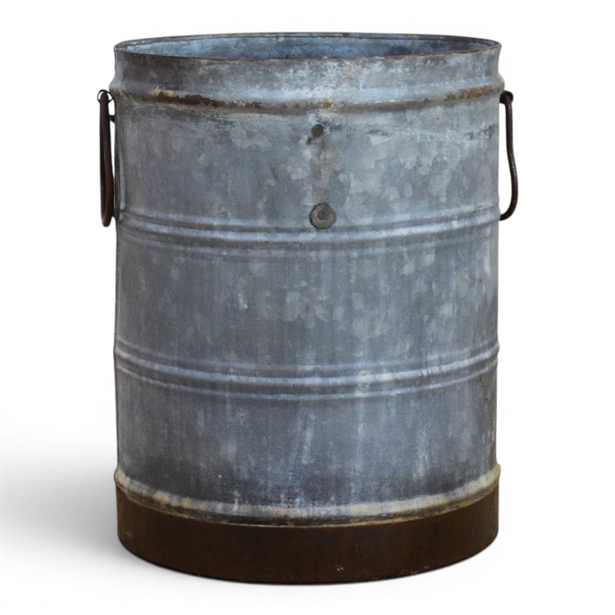 Vintage Rustic Metal Planter