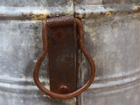 Vintage Rustic Metal Planter