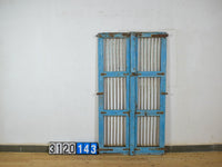 Pair of Antique Vintage Indian Doors Shutters