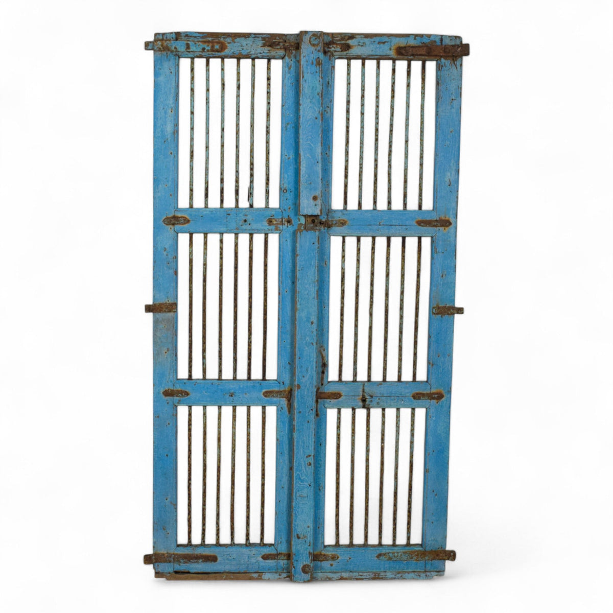 Pair of Antique Vintage Indian Doors Shutters